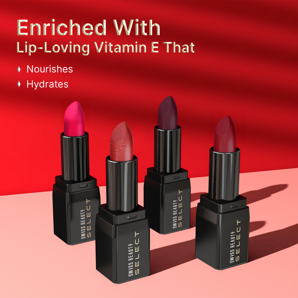 Swiss Beauty Select Dare To Matte Lipstick - 9 Wine Room 