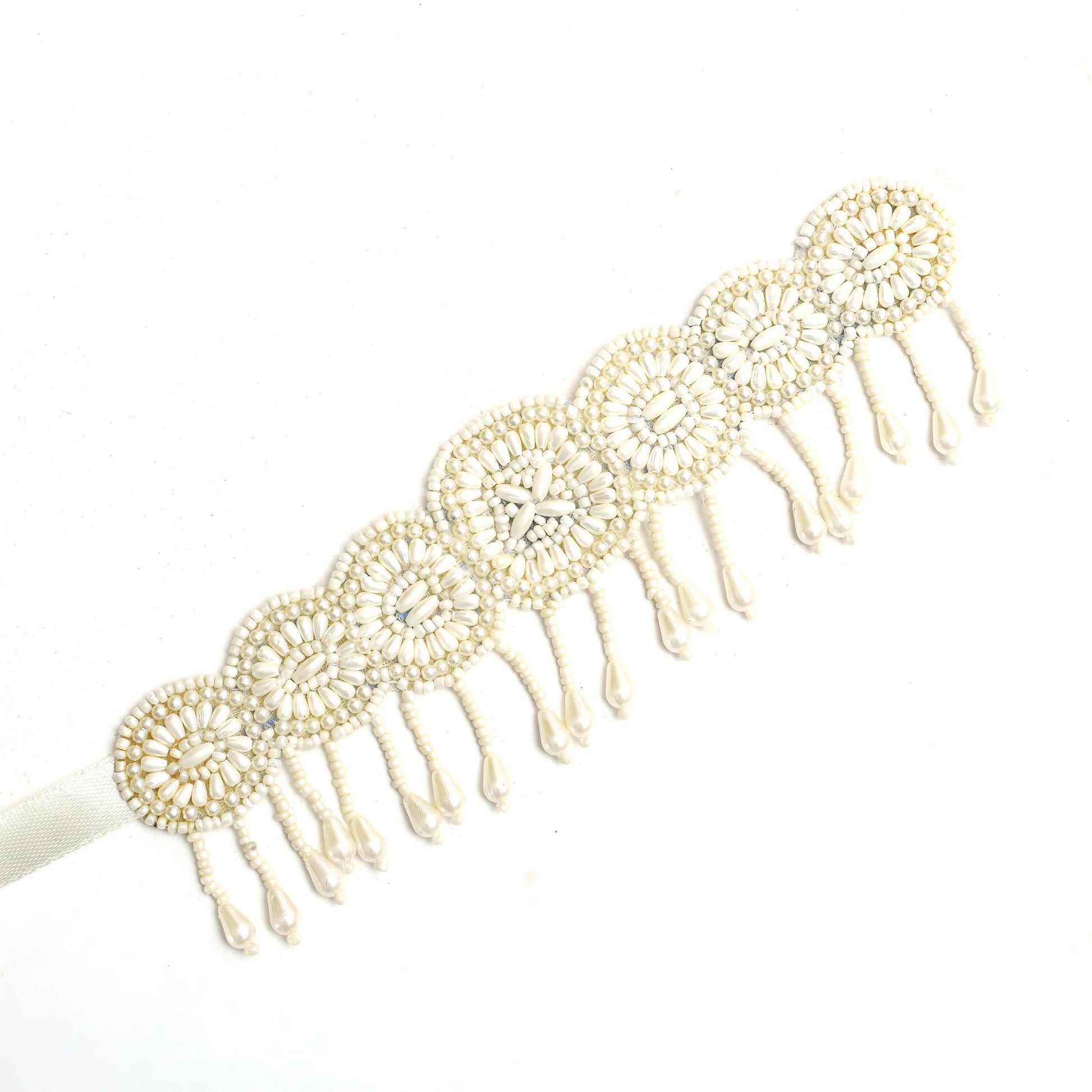 Mominos Fashion Johar Kamal Handicraft Pearls Necklace with Earrings For Women - Grab2buy