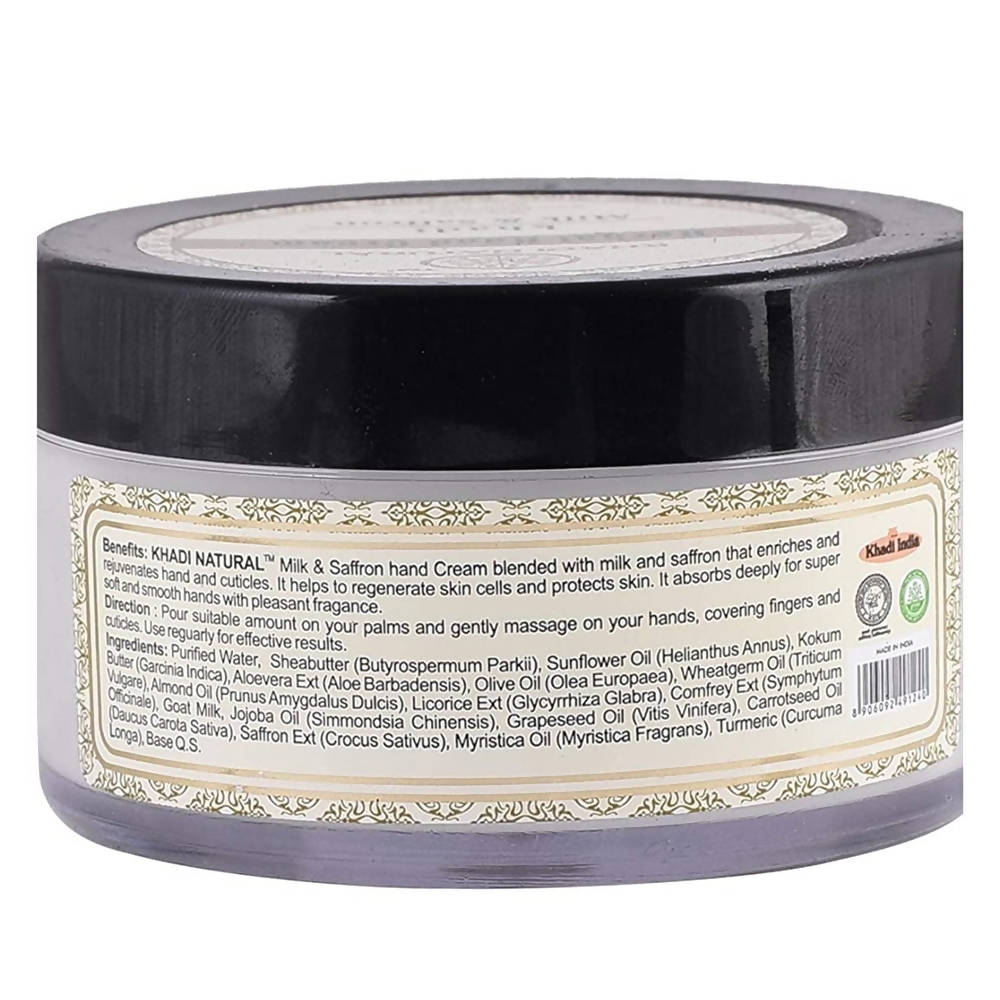 Khadi Natural Milk & Saffron Hand Cream  Grab2Buy Khadi Natural Grab2Buy