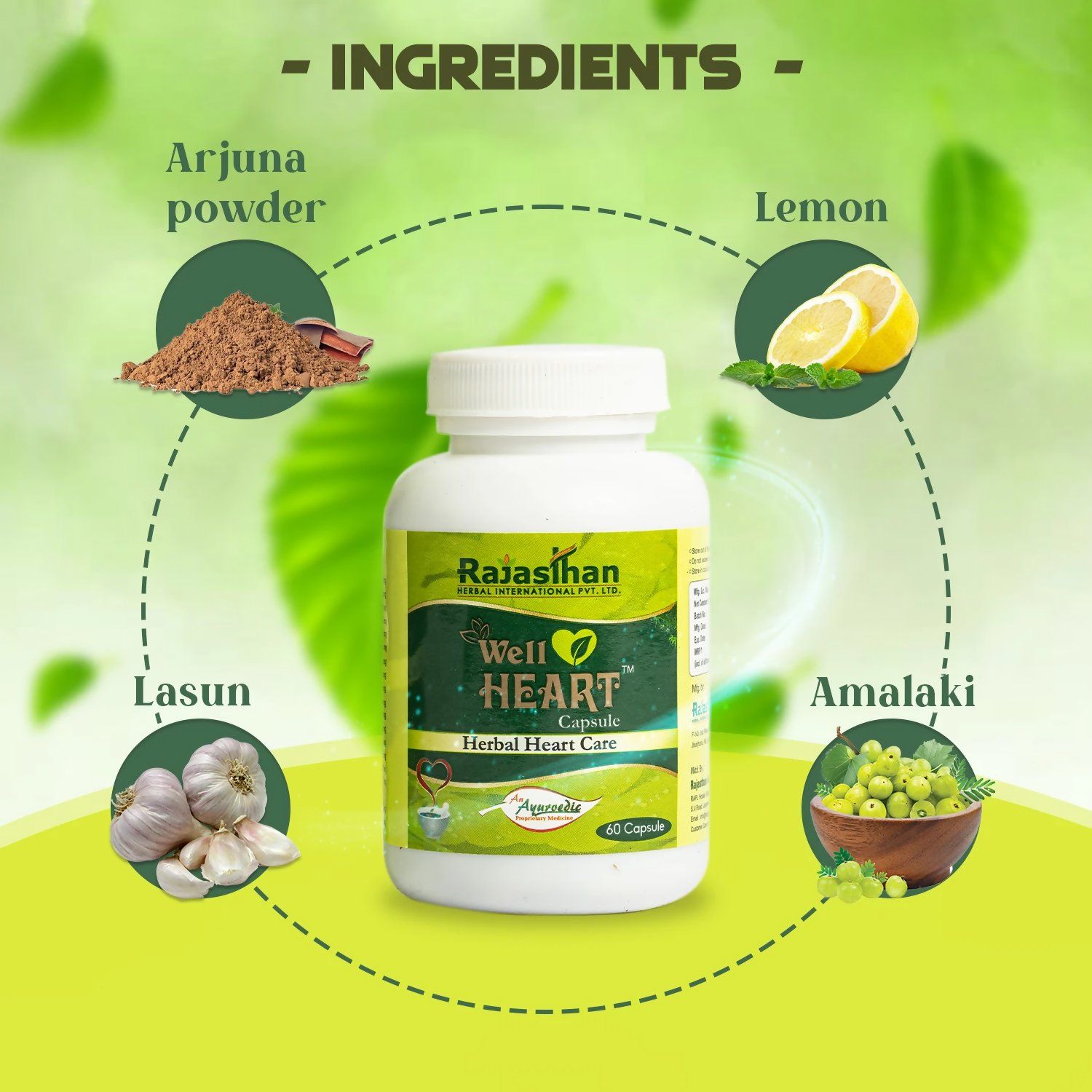 Rajasthan Herbals Well Heart Capsules 
