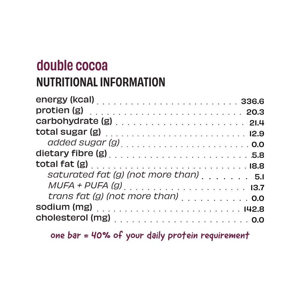 The Whole Truth High Protein Double Cocoa Protein Bar  Grab2Buy The Whole Truth Grab2Buy