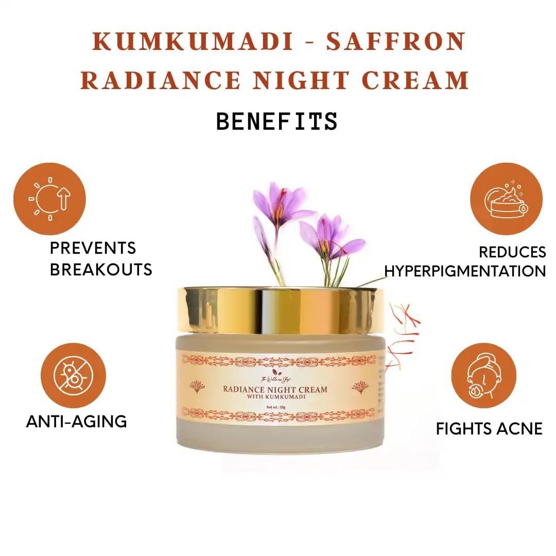 The Wellness Shop Radiance Kumkumadi Night Cream  Grab2Buy The Wellness Shop Grab2Buy