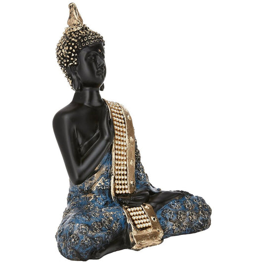 eCraftIndia Handcrafted Meditating Lord Buddha Polyresin Idol - Grab2buy