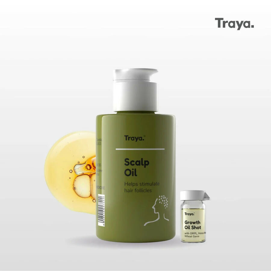Traya Scalp Oil with Growth Oil Shot  Grab2Buy Traya Grab2Buy