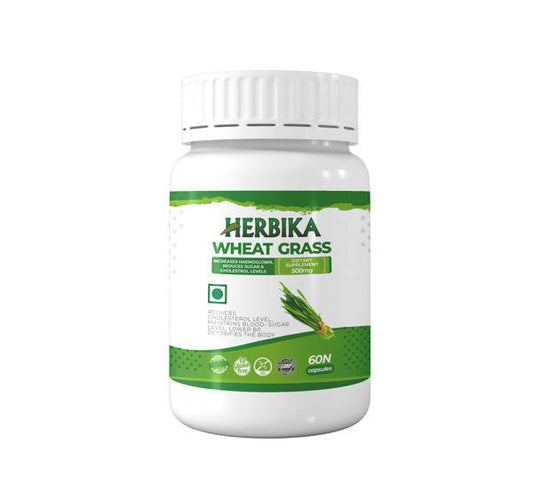 Herbika Wheat Grass Capsules - Grab2buy