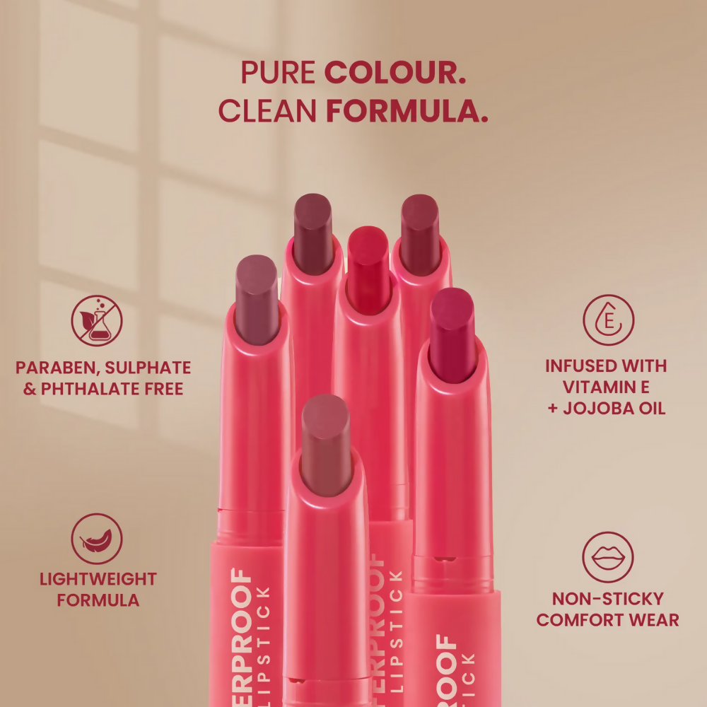 NY Bae Transfer-proof Matte Crayon Lipstick – Scarlet 01