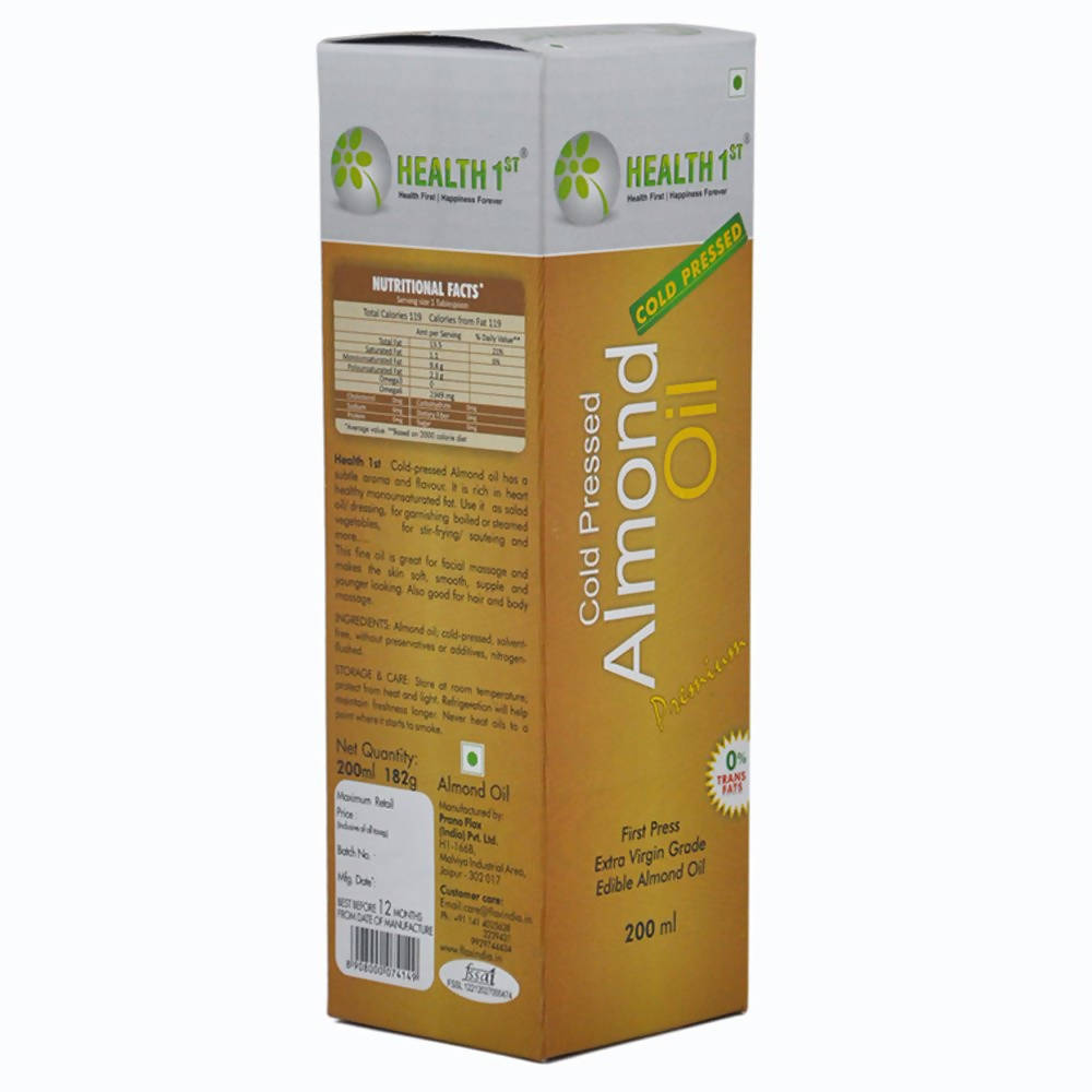 Health 1st Cold Pressed Almond Oil - Grab2buy