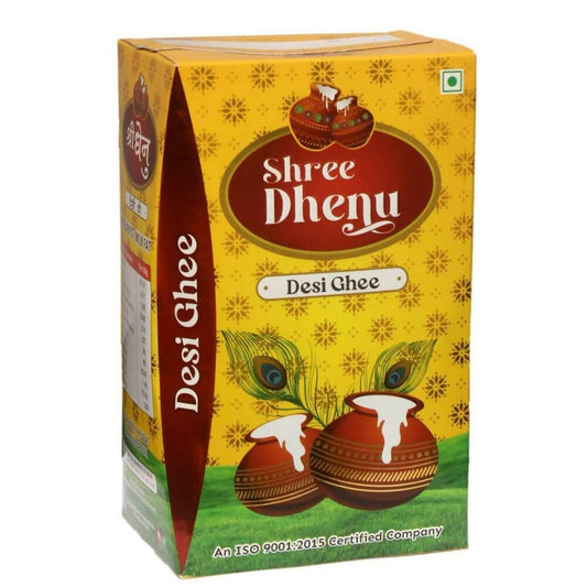 Shree Dhenu Desi Cow Ghee | Vedic Bilona Method | Churned from Curd | Pure & Natural | 100% Gir Cow Ghee 