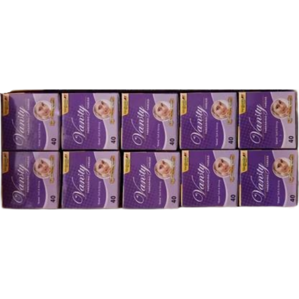 Vardhaman 10 Spool Vanity Eyebrow Cotton Threading Threads Antiseptic Facial Hair Remover | Grab2Buy