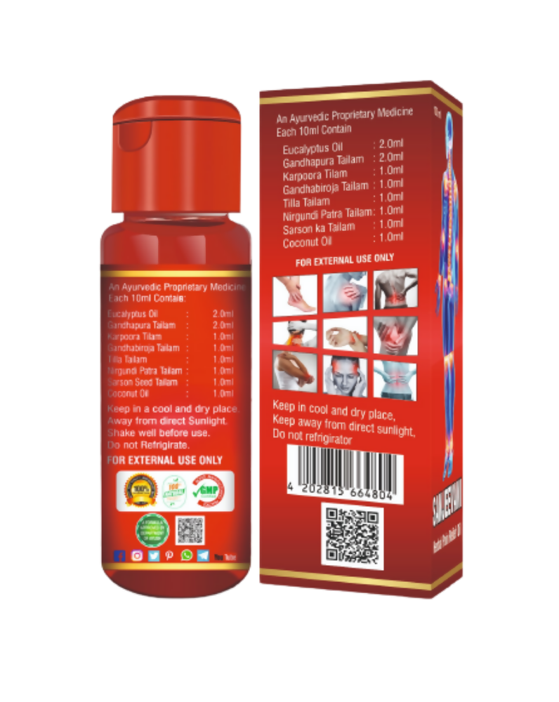 Naveda Herbal Sanjeevani Pain Relief Oil - Grab2buy
