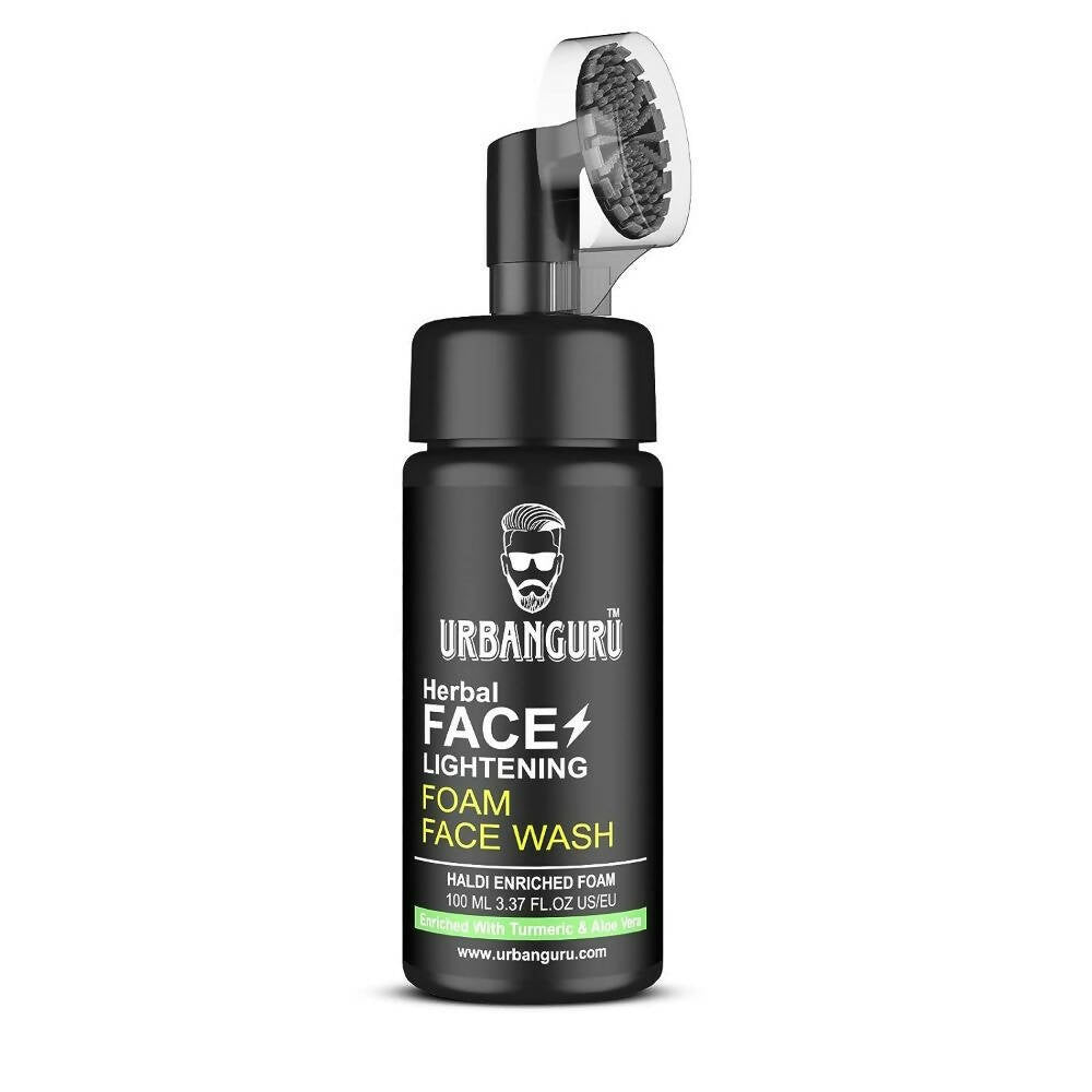 Urbanguru Men's Face Lightening Haldi Foam Face Wash  Grab2Buy Urbanguru Grab2Buy