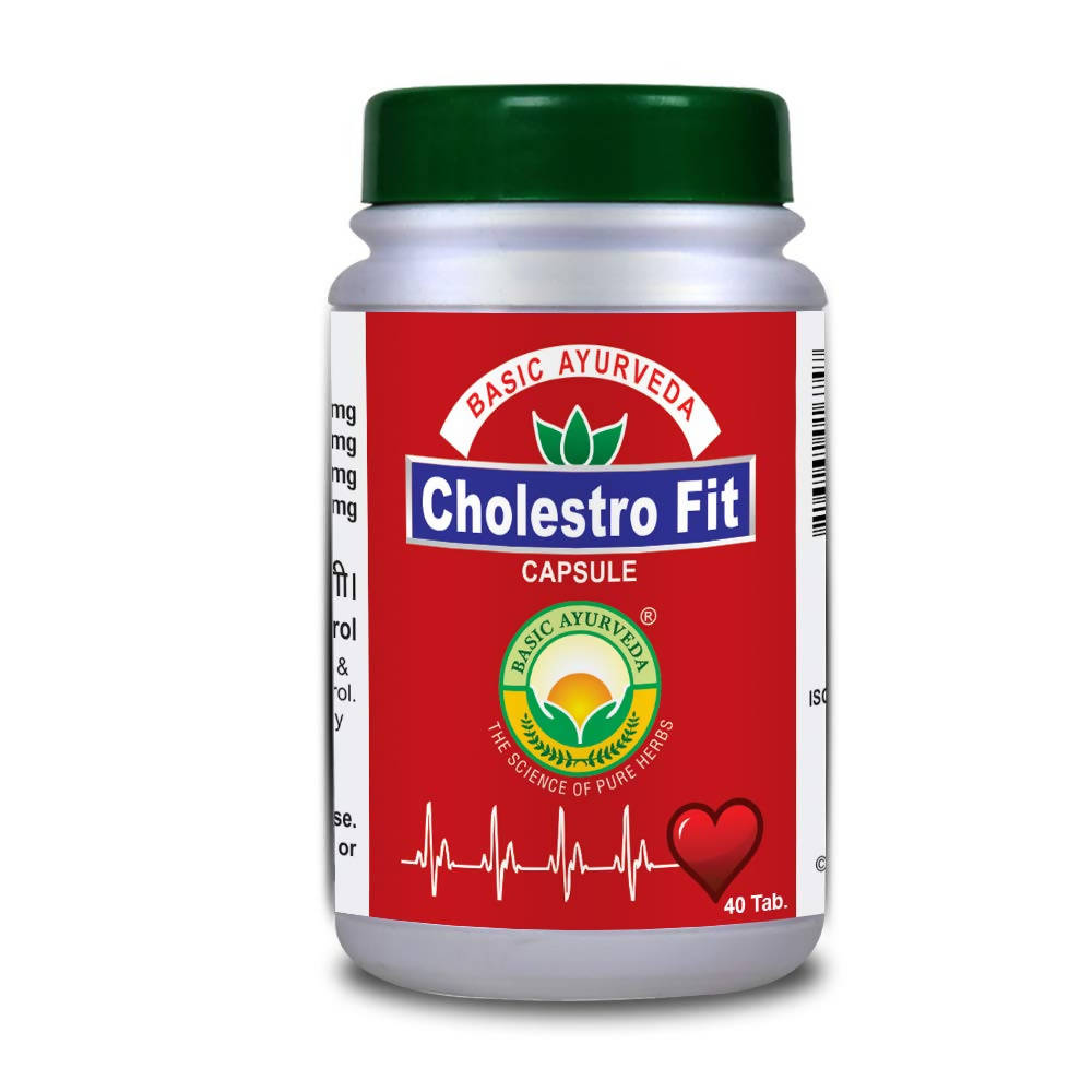 Basic Ayurveda Cholestro Fit 40 Capsule