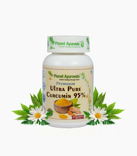 Planet Ayurveda Premium Ultra Pure Curcumin 95% Capsules - Grab2buy