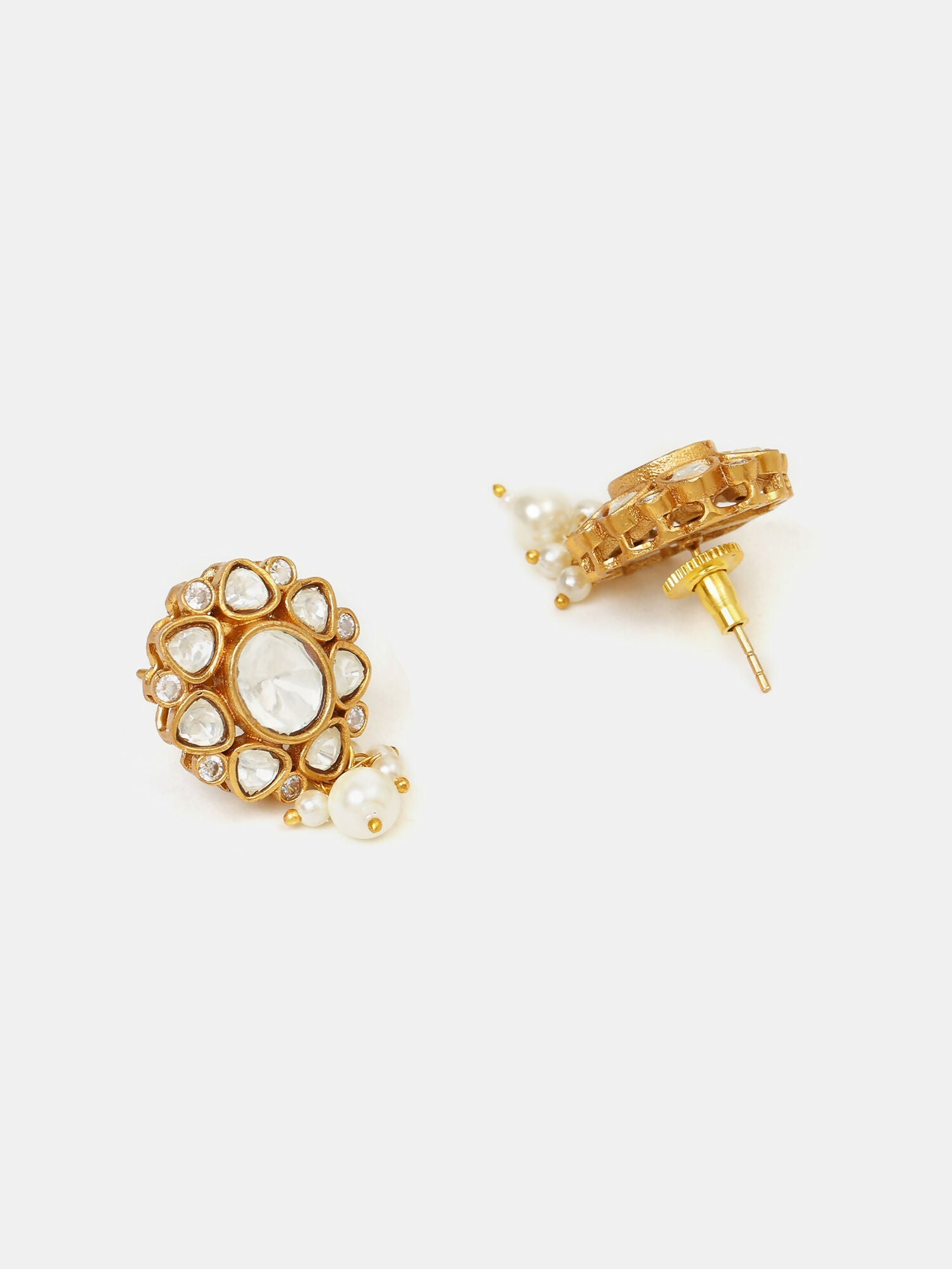 Ruby Raang Ivory Studs Earring