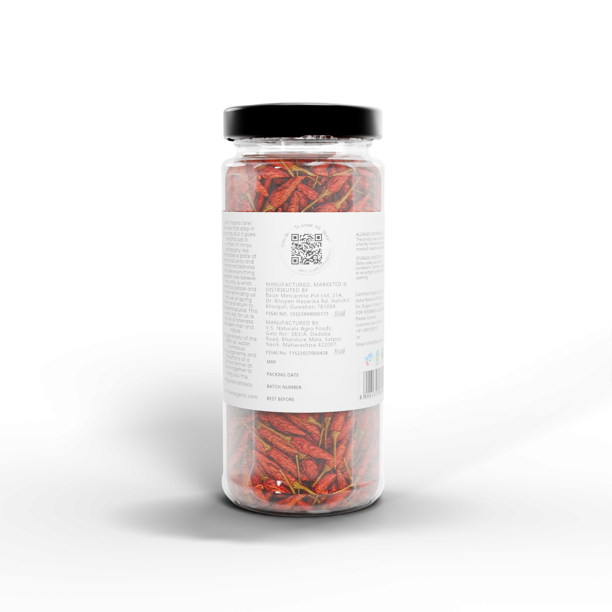 4 - Natural Bird’s Eye Chilli - 25g