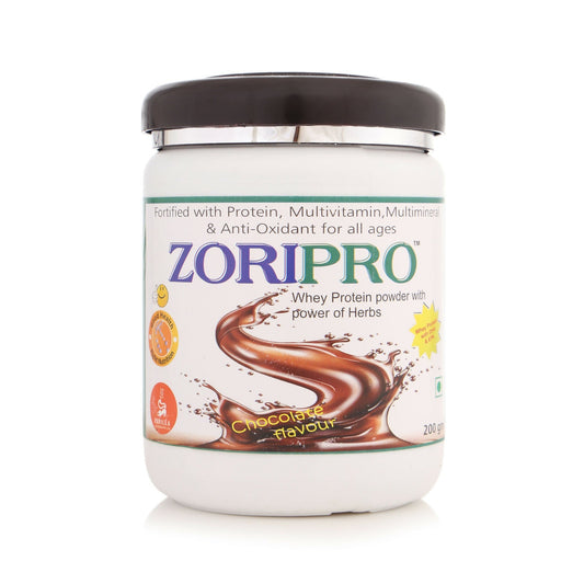 Zorilla Life Science Zoripro Protein Powder - Chocolate I Multivitamin I Multimineral I Anti-Oxidant for all ages I with Power of Herbs 