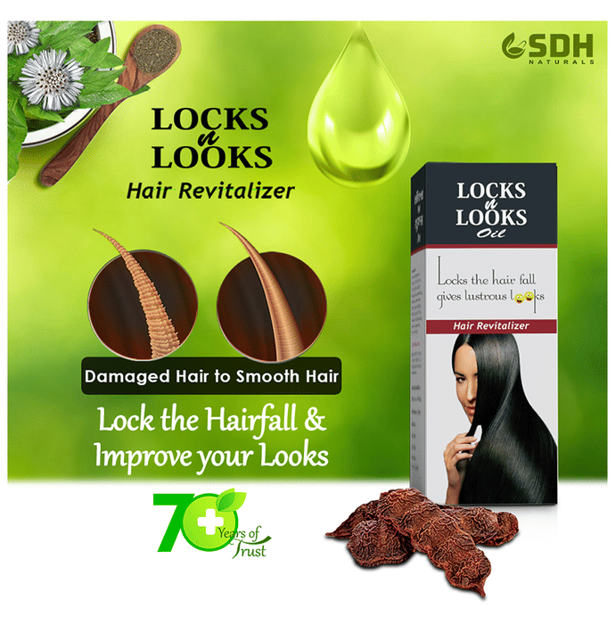 SDH Naturals Locks n Looks Oil Hair Revitalizer 