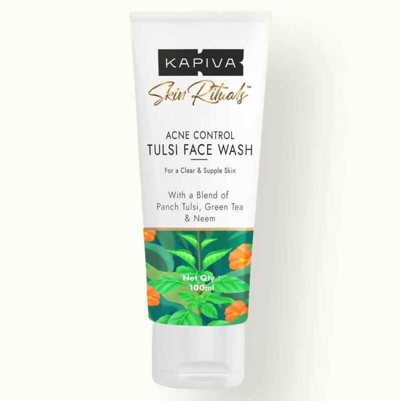 Kapiva Ayurveda Skin Rituals Acne Control Tulsi Face Wash - Grab2buy