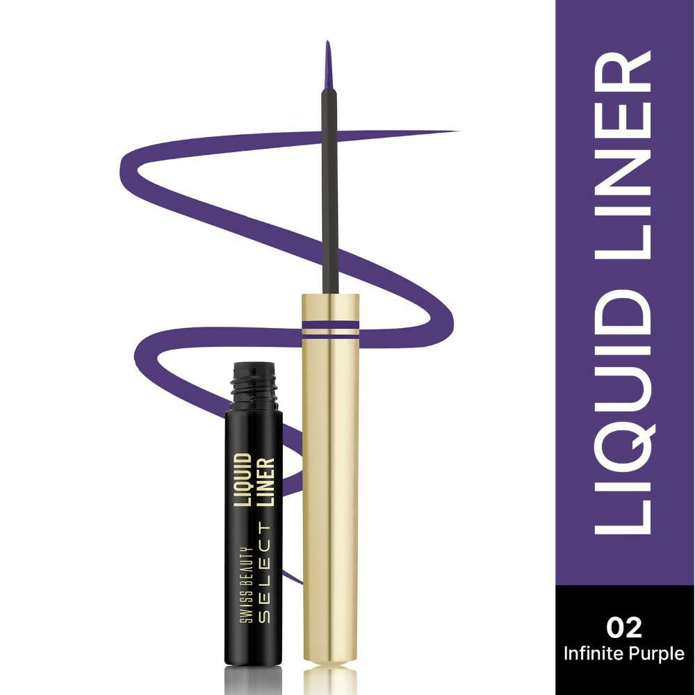 Swiss Beauty Select Here To Stay Liquid Liner, 2-Infinite Purple 