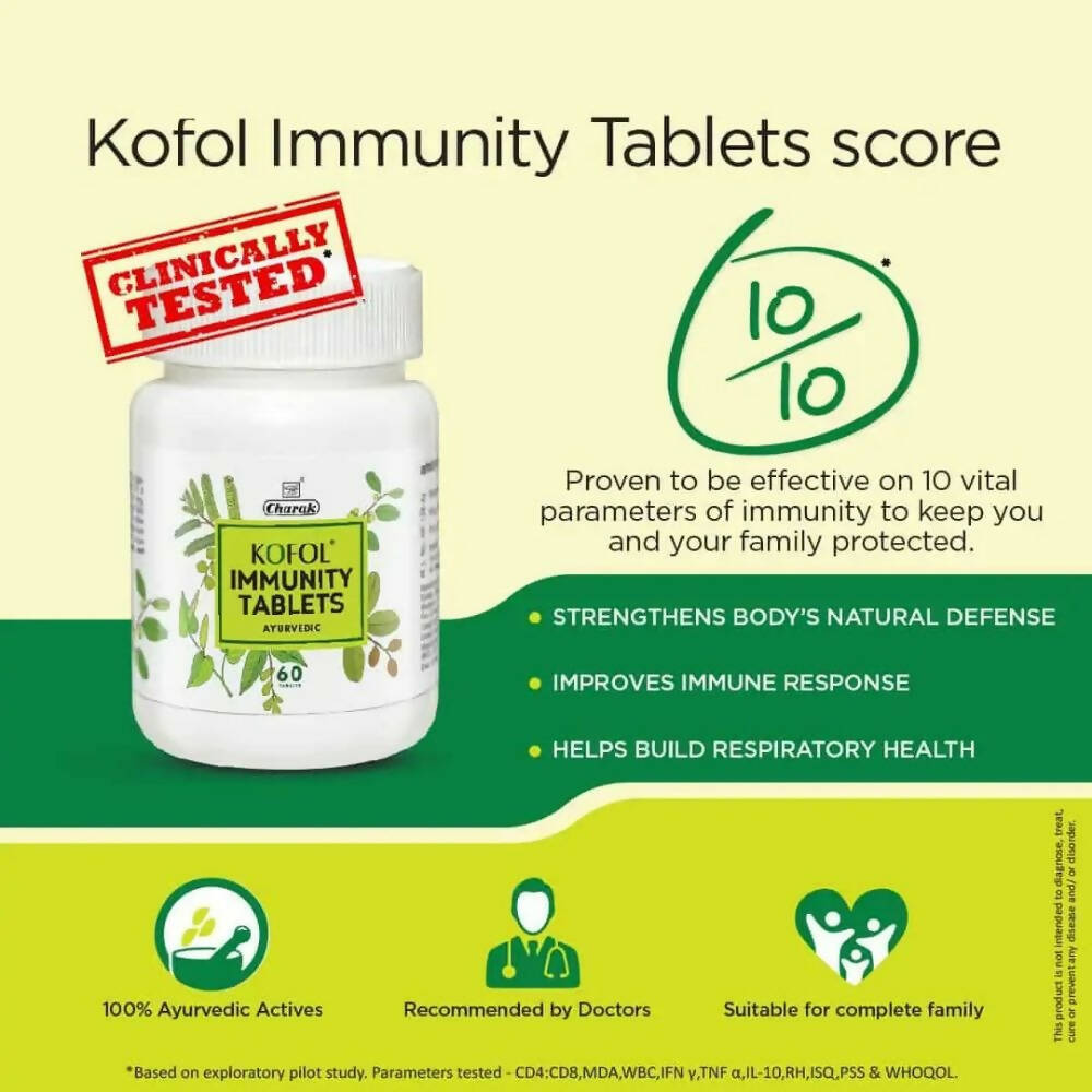 Charak Kofol Immunity Tablets 