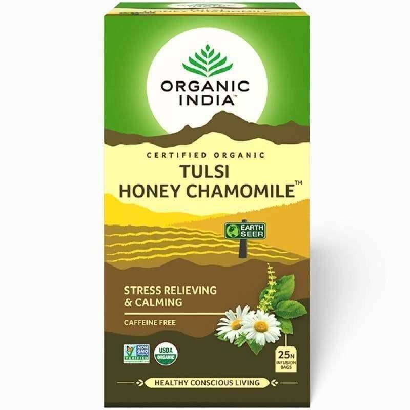Organic India Tulsi Honey Chamomile 25 Tea Bags - Grab2buy