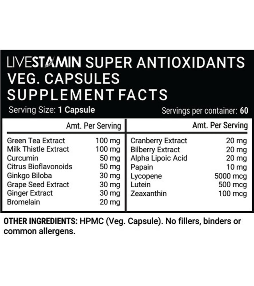 Livestamin Super Antioxidants Capsules - Grab2buy