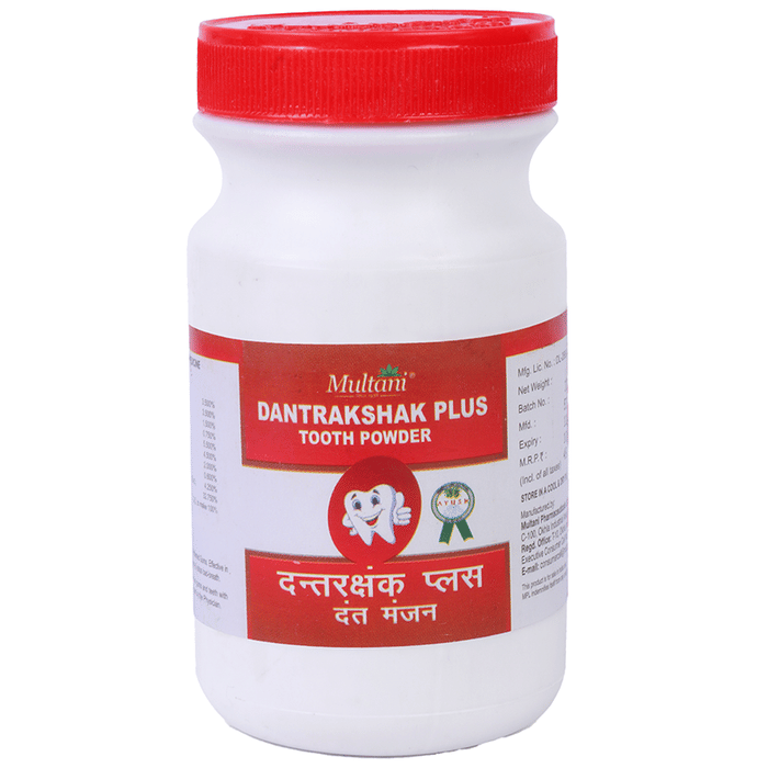 Multani Dantrakshak Plus Tooth Powder 