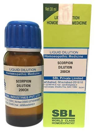 SBL Homeopathy Scorpion Dilution 