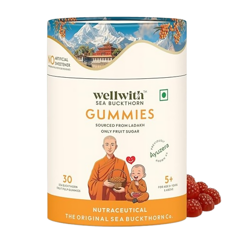 Wellwith Sea buckthorn Vitamin C Rich, multivitamin supplement, Immunity Gummies  Grab2Buy Wellwith Grab2Buy