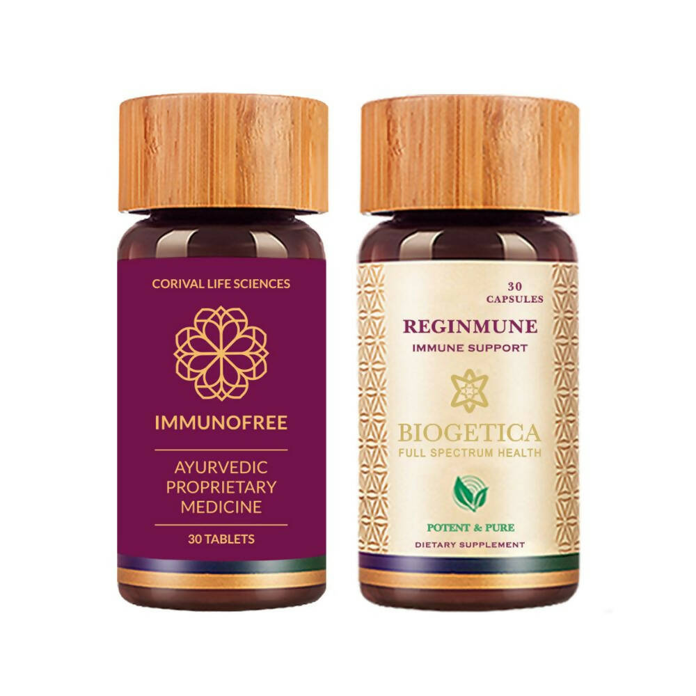 Biogetica Core Immunity Kit - Immunofree Tablets and Reginmune Capsules 