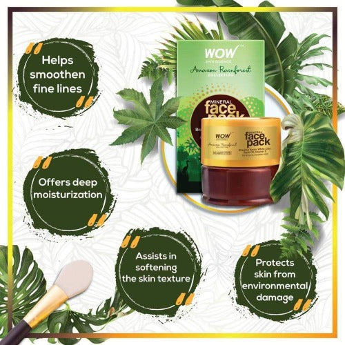 Wow Skin Science Amazon Rainforest Collection - Mineral Face Pack  Grab2Buy Wow Skin Science Grab2Buy