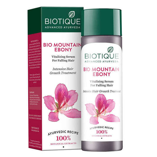 Biotique Advanced Ayurveda Bio Mountain Ebony Vitalizing Serum For Falling Hair - Distacart