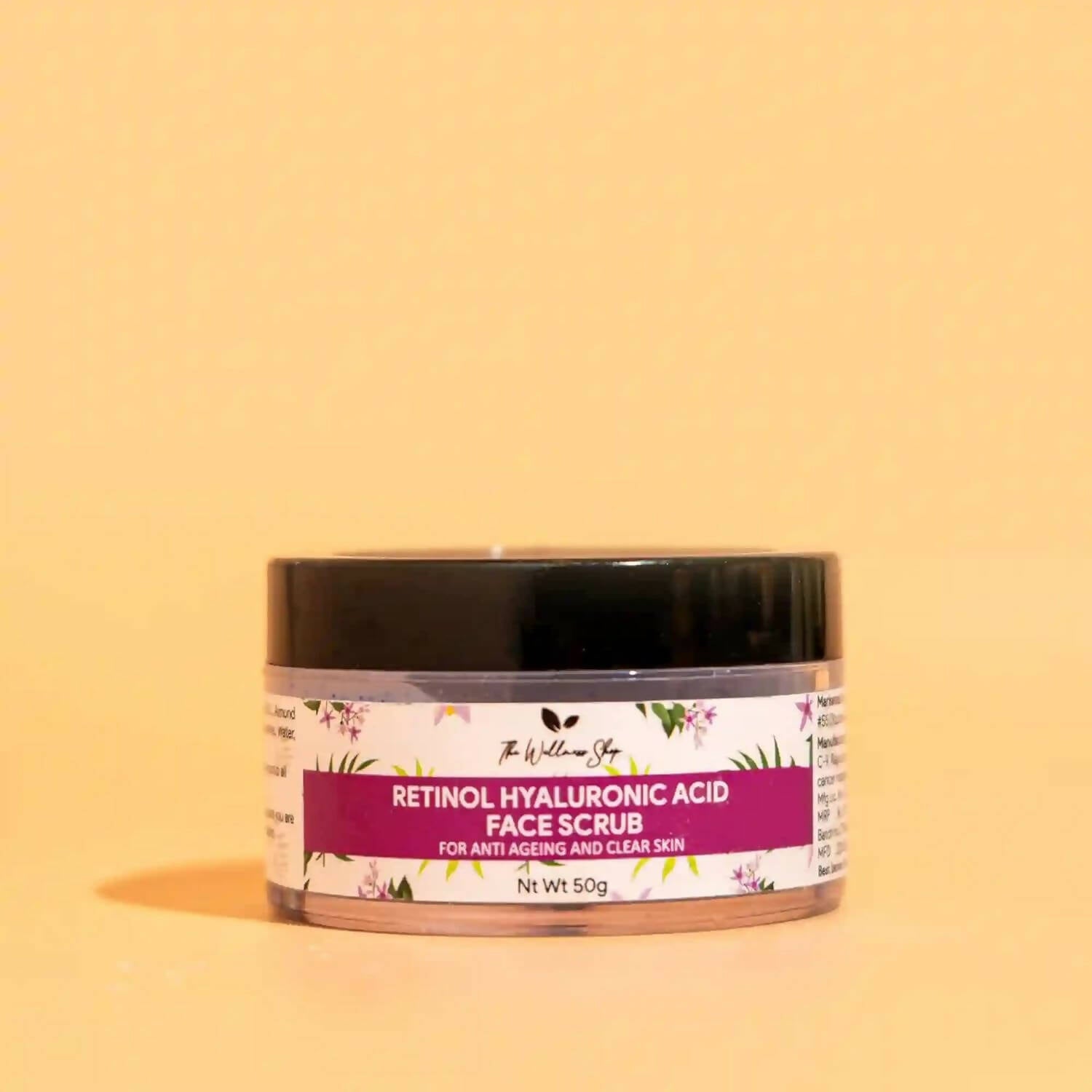 The Wellness Shop Retinol And Hyaluronic Acid Face Scrub  Grab2Buy The Wellness Shop Grab2Buy
