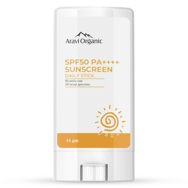 Aravi Organic SPF 50+ Daily Sunscreen Stick 
