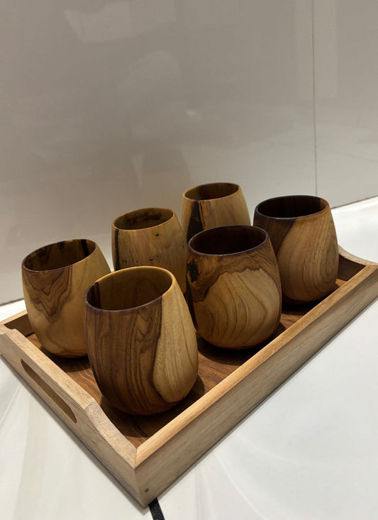 Wood estate Original Wooden Bourbon Drinking Water Glass Gifts  Grab2Buy Prazu Fashion Grab2Buy