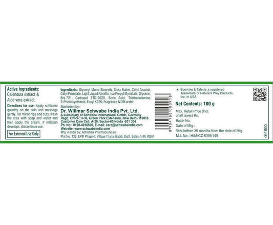 Boericke & Tafel Calendula & Aloe Vera Multi Purpose Cream - Grab2buy