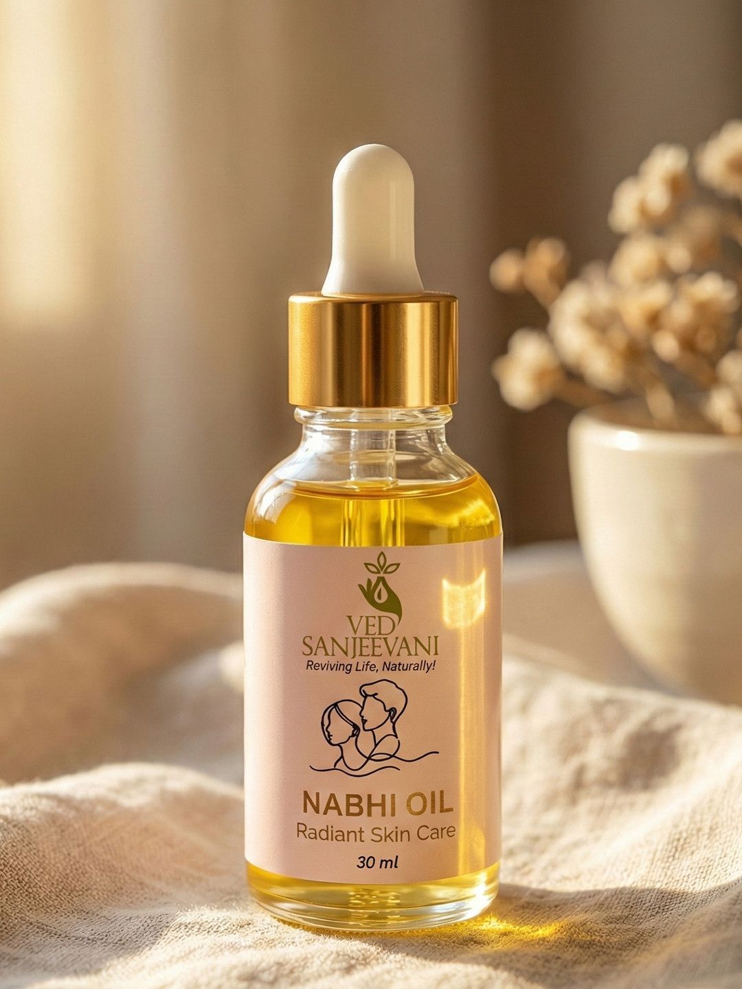 Ved Sanjeevani Radiant Skin Care Nabhi Oil  Grab2Buy Ved Sanjeevani Grab2Buy
