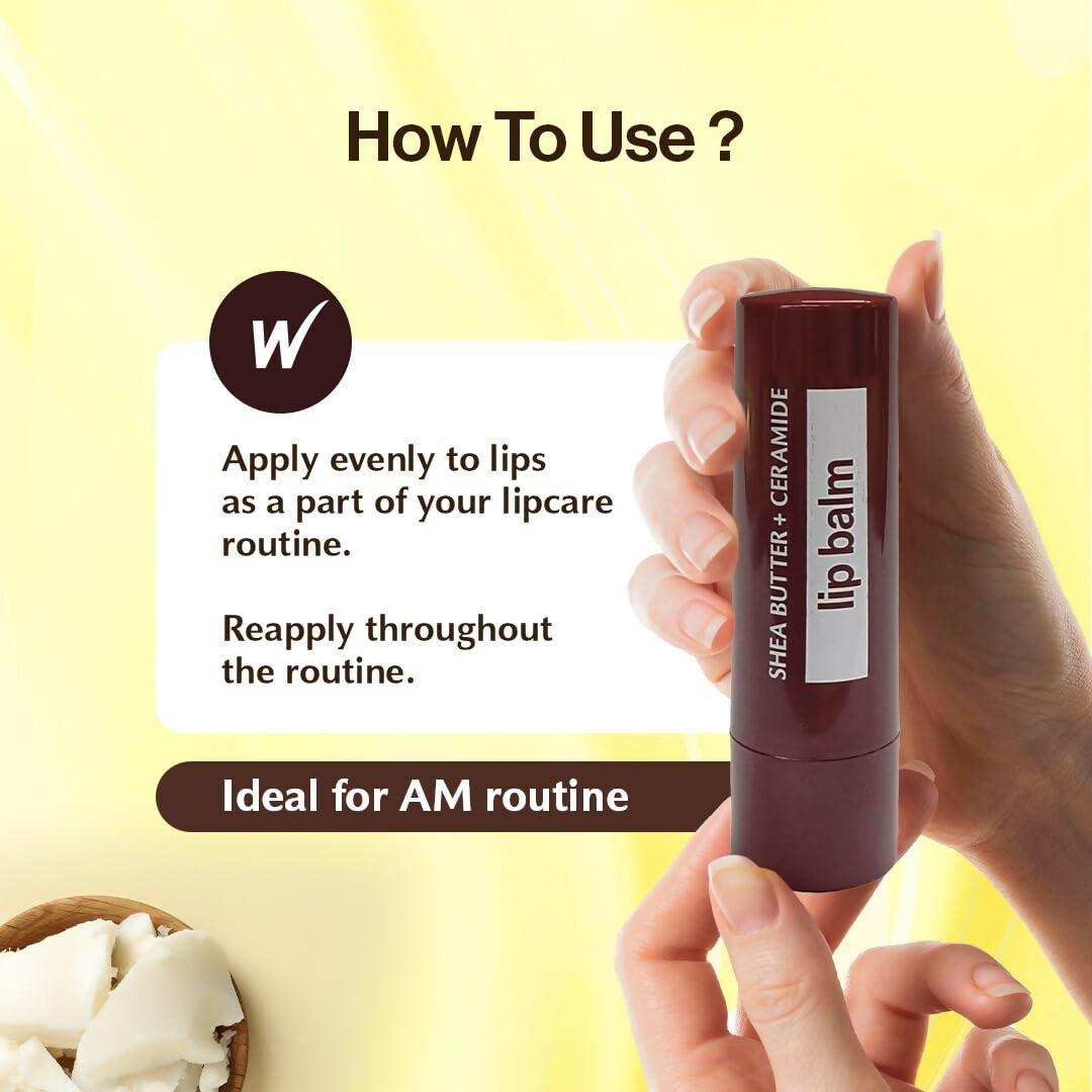 WOW Skin Science Shea Butter & Ceramides Repairing Lip Balm with SPF 50  Grab2Buy Wow Skin Science Grab2Buy