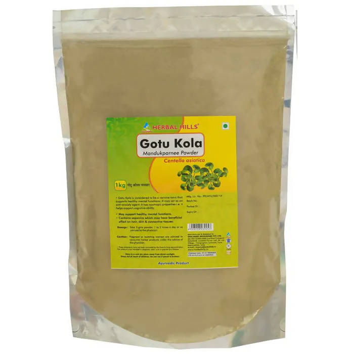 Herbal Hills Gotu Kola Powder (Mandukparnee) 