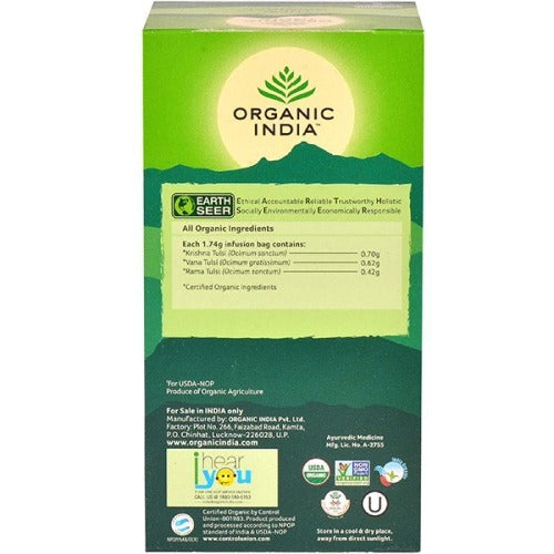 Organic India Tulsi Original 25 Tea Bags 