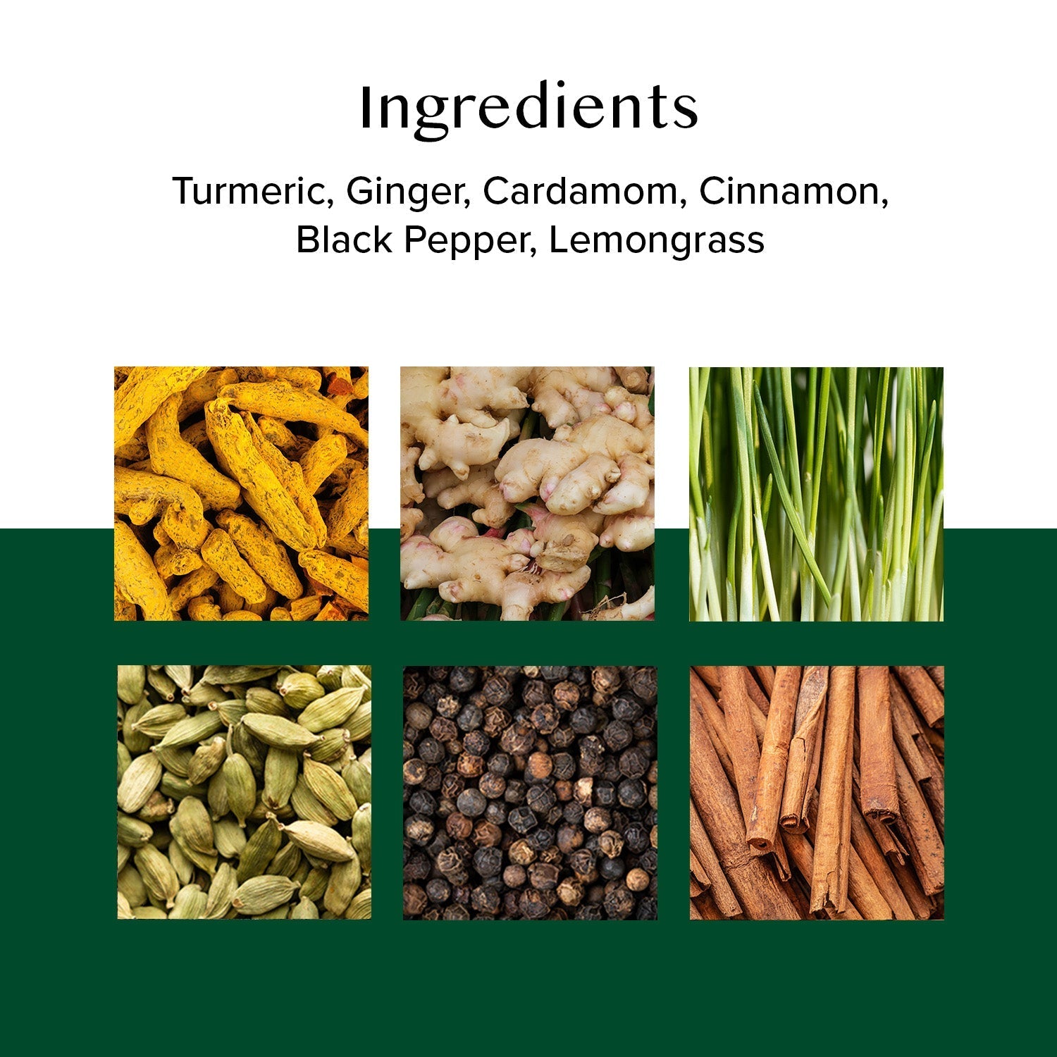 Turmeric Spiced Herbal Tea Tisane, 100 Count 