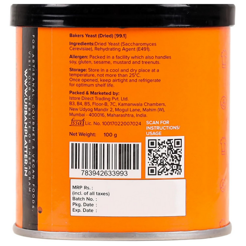 Urban Platter Baker's Active Dry Yeast  Grab2Buy Urban Platter Grab2Buy