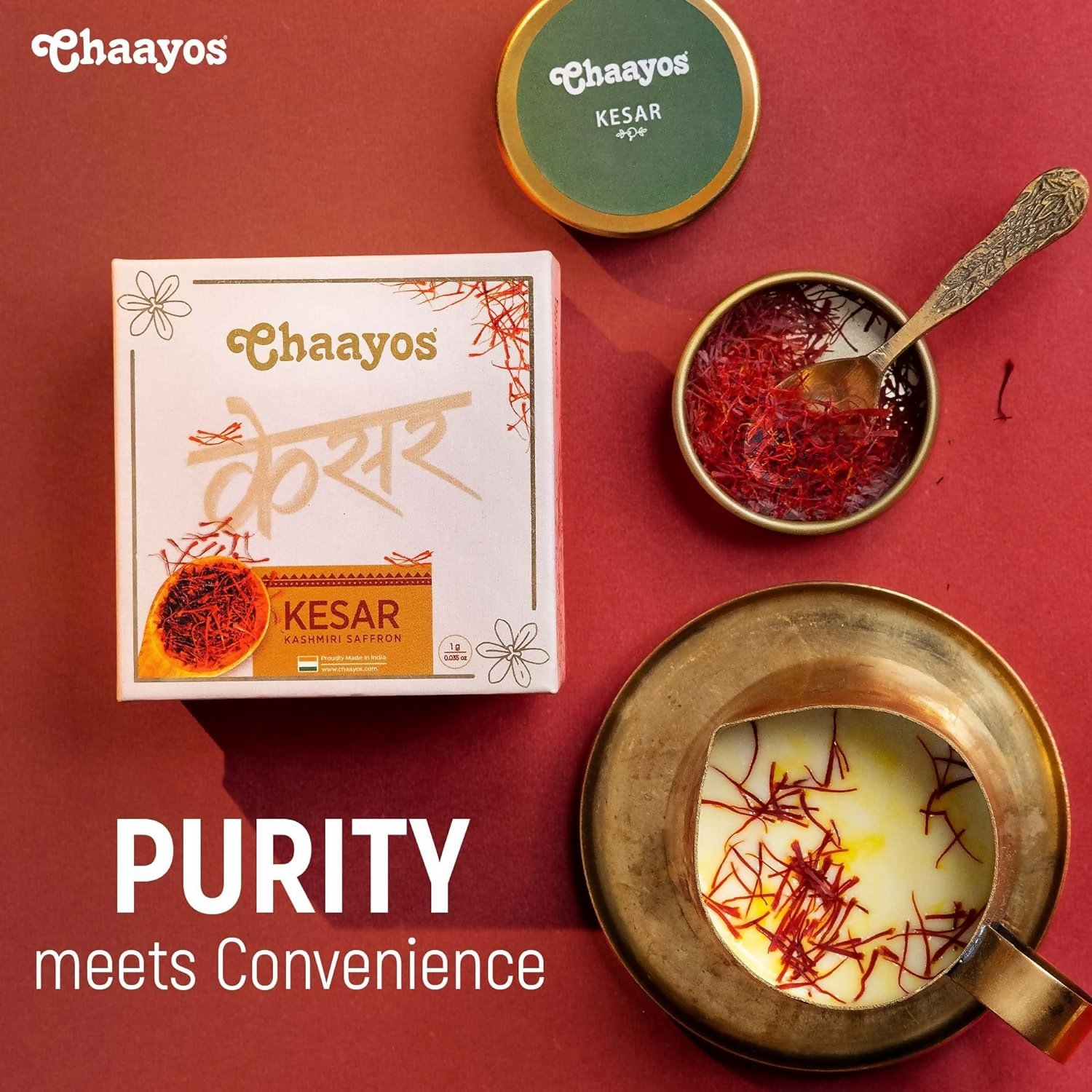 Chaayos Kesar Kashmiri Saffron - Grab2buy