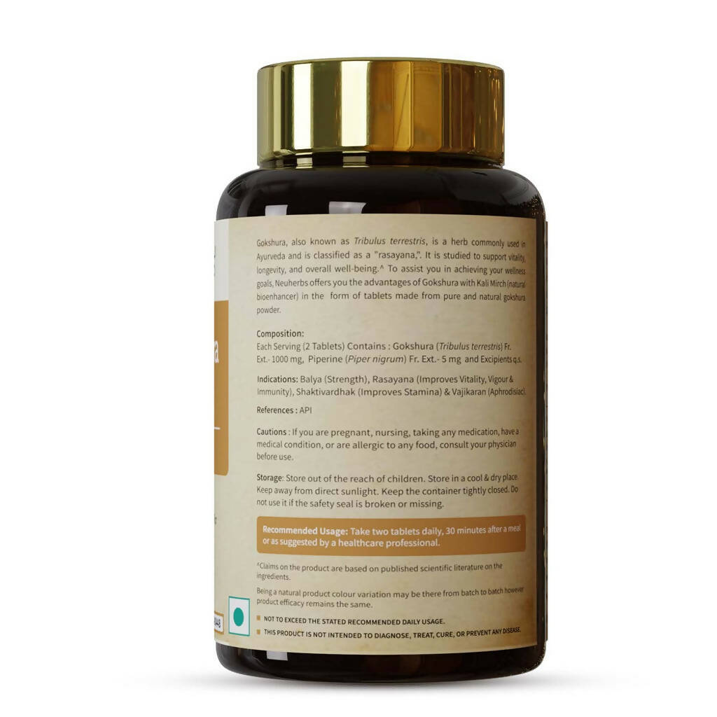 Neuherbs Gokshura 1000mg Tablets For Men 