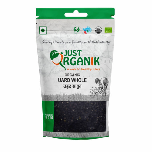 Just Organik Urad Whole (Black Dal) - Grab2buy