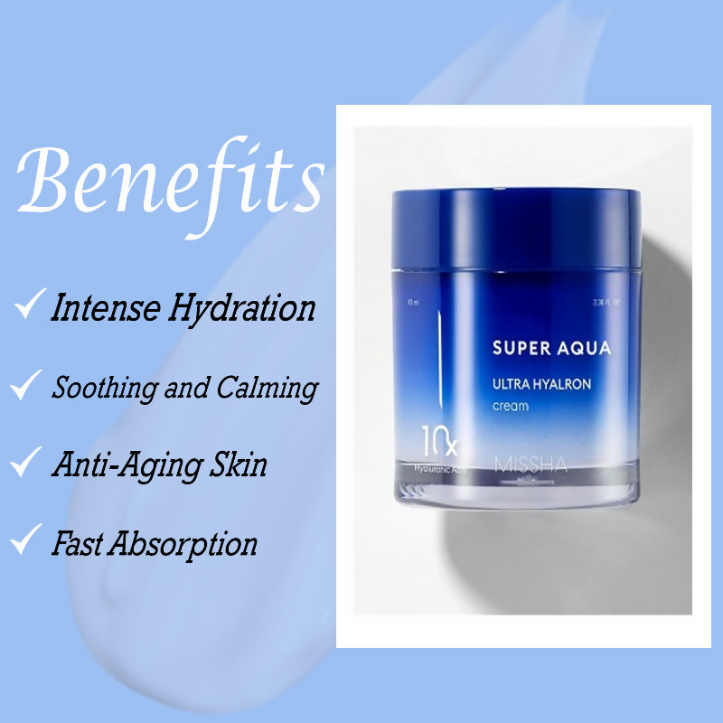 Missha Super Aqua Ultra Hyalron Cream  Grab2Buy Missha Grab2Buy