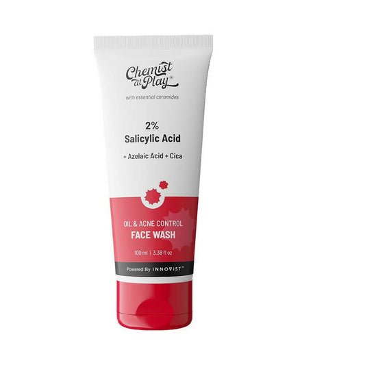 Chemist At Play 2% Salicylic Acid Oil & Acne Control Face Wash For Oily Skin with Niacinamide