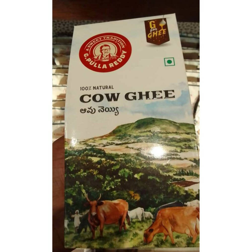 Pulla Reddy 100% Natural Cow Ghee | 100% Pure and Natural | Desi Cow Ghee | Boosts Immunity | Rich in Aroma & Flavor 