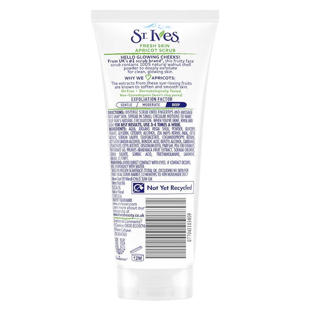 St. Ives Fresh Skin Apricot Face Scrub 