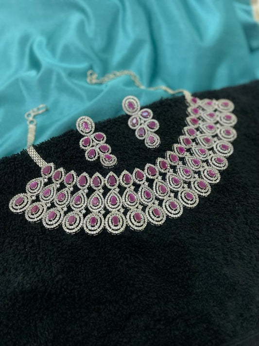 American Diamond Pink Set By House of Ree House of Ree